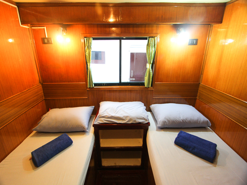 Cabines climatisées 2 lits séparé manta queen2