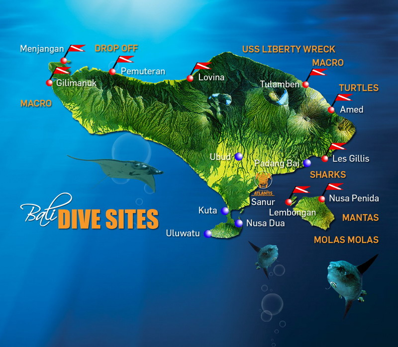 bali dive sides