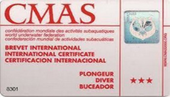 CMAS 3* diving training,elearning