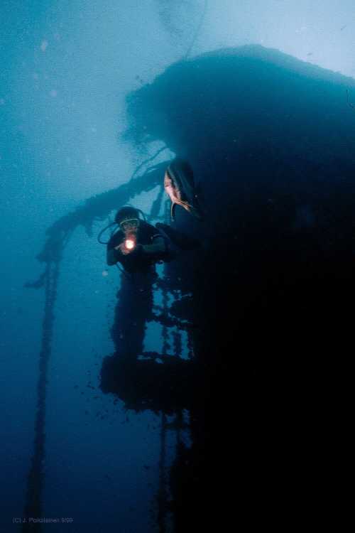 thailands most famous shipwreck the vertical wreck, as she used to be.